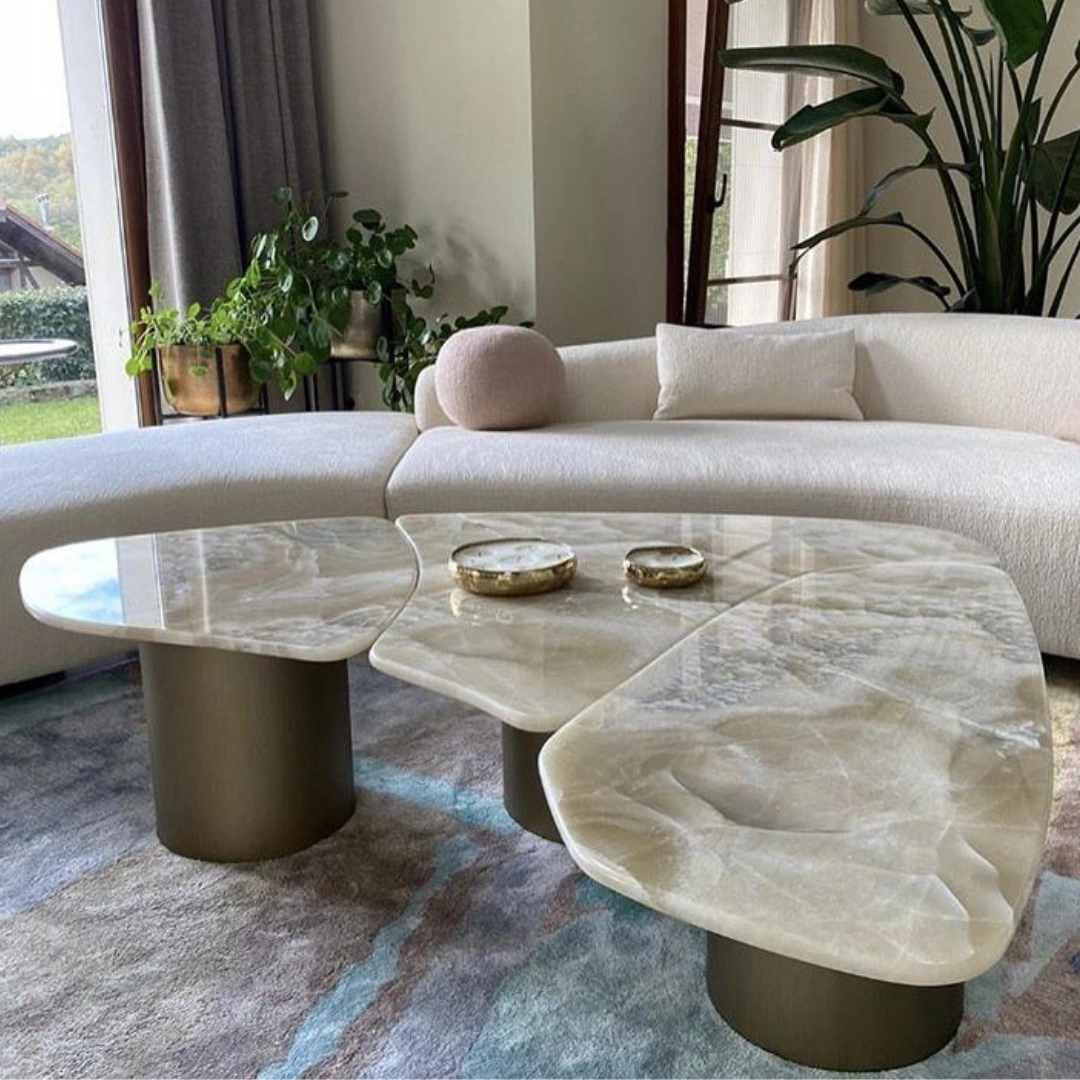 Luxury Marble Table And Sofa